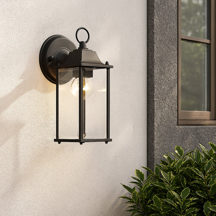 Quorra Exterior Wall Light Black