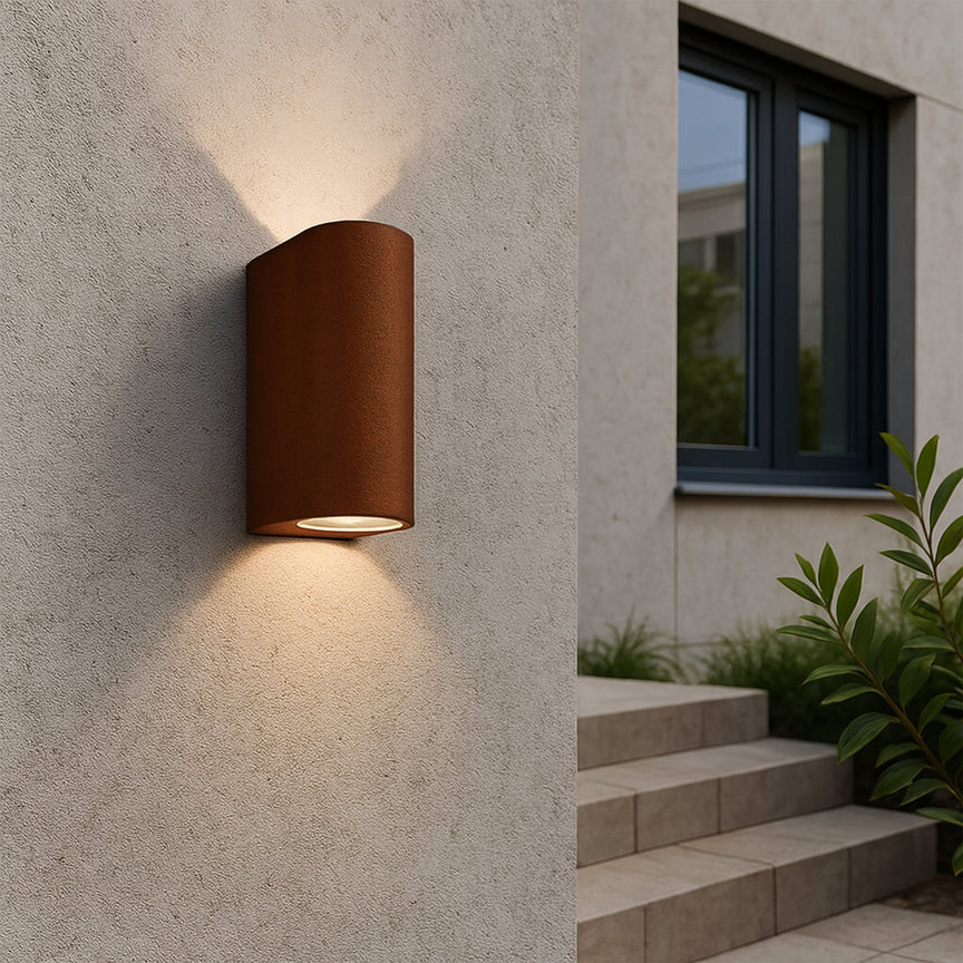 Olaris Up & Down Wall Light Rusty