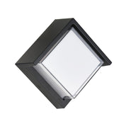 Tivor Square LED Wall Light 10W TRI Colour Black