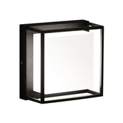 Clyro Frame LED Wall Light 10W TRI Colour Black