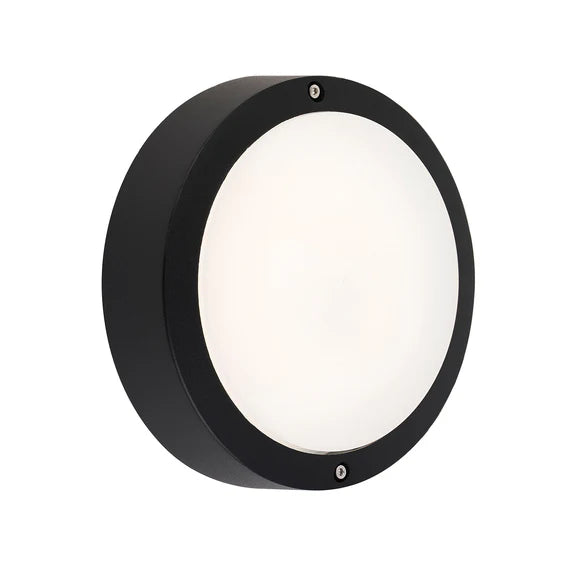 Talvia LED Outdoor Bunker Light 8W TRI Color Black
