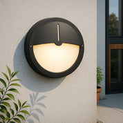 Talvia LED Outdoor Bunker Light With Eyelid 8W TRI Color Black