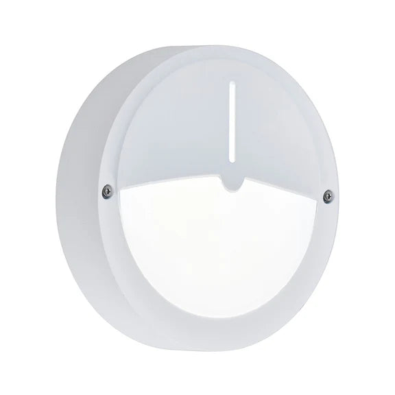 Talvia LED Outdoor Bunker Light With Eyelid 8W TRI Color White