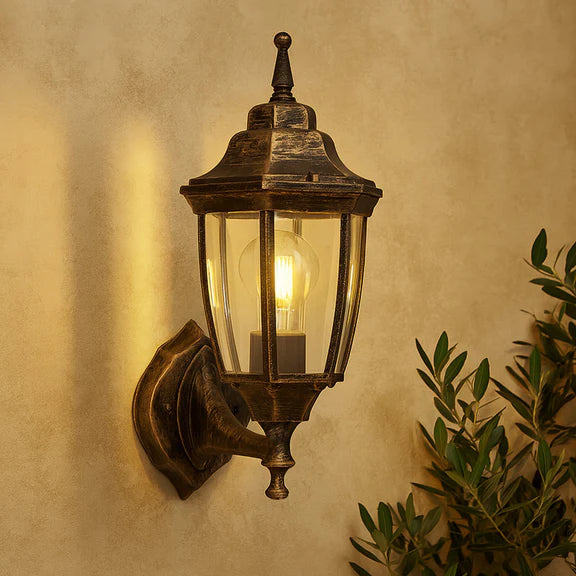 Sylva Up Outdoor Wall Light Bronze