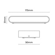 Elaro Large LED Up & Down Wall Light 10W TRI Color White
