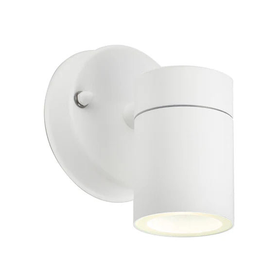 Zyven Fixed Single Outdoor Wall Light White
