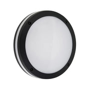 Omira Large LED Outdoor Bunker Light 12W TRI Color Black
