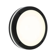 Omira Large LED Outdoor Bunker Light 12W TRI Color Black