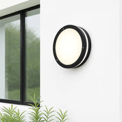 Omira Small LED Outdoor Bunker Light 8W TRI Color Black