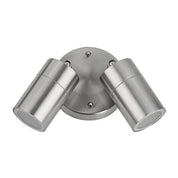 Zyven Double Adjustable Outdoor Wall Light Polished Silver