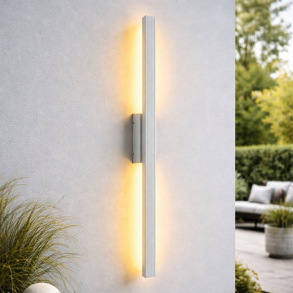 Nadia LED Outdoor Wall Light 21W 3000K Matte White