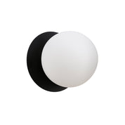 Odessa Small LED Wall Light 8.5W 3000K Frosted Opal & Matt Black