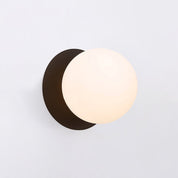 Odessa Small LED Wall Light 8.5W 3000K Frosted Opal & Matt Black