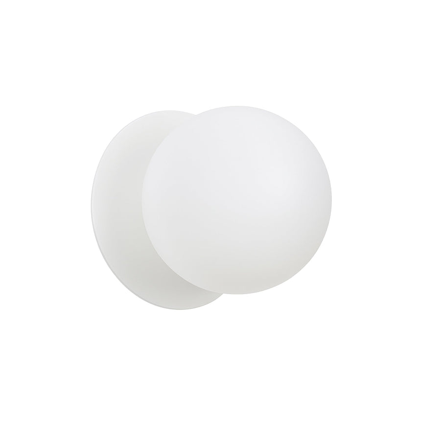 Odessa Small LED Wall Light 8.5W 3000K Frosted Opal & Matt White