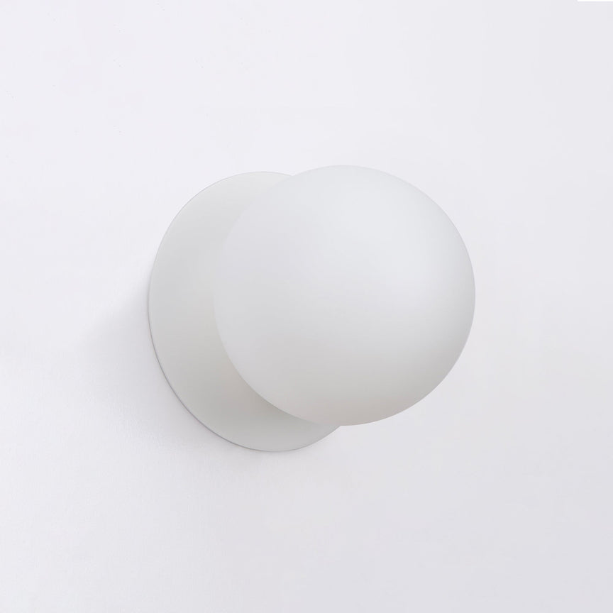Odessa Small LED Wall Light 8.5W 3000K Frosted Opal & Matt White
