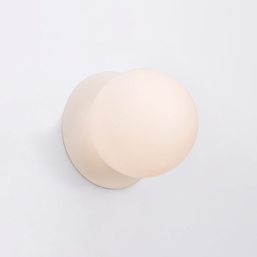 Odessa Small LED Wall Light 8.5W 3000K Frosted Opal & Matt White