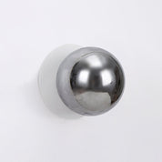 Odessa Small Molten Ripple LED Wall Light 8.5W 3000K Smoky & Matt White