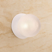 Odessa Small Diamond Cut LED Wall Light 8.5W 3000K Clear & Matt White