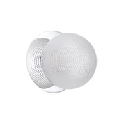 Odessa Small Diamond Cut LED Wall Light 8.5W 3000K Clear & Chrome