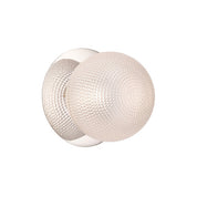 Odessa Small Diamond Cut LED Wall Light 8.5W 3000K Clear & Chrome