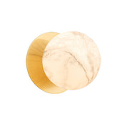 Odessa Small LED Wall Light 8.5W 3000K Marble Opal & Brass