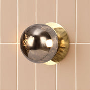 Odessa Small Molten Ripple LED Wall Light 8.5W 3000K Smoky & Gold
