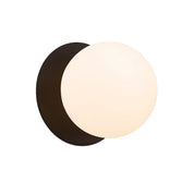 Odessa Large LED Wall Light 8.5W 3000K Frosted Opal & Matt Black