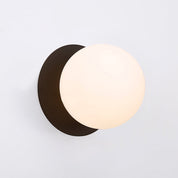 Odessa Large LED Wall Light 8.5W 3000K Frosted Opal & Matt Black
