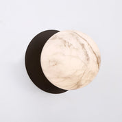 Odessa Large LED Wall Light 8.5W 3000K Marble Opal & Matt Black