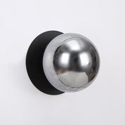 Odessa Large Molten Ripple LED Wall Light 8.5W 3000K Smoky & Matt Black