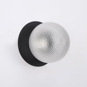 Odessa Large Diamond Cut LED Wall Light 8.5W 3000K Clear & Matt Black
