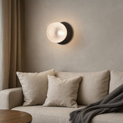 Odessa Large Diamond Cut LED Wall Light 8.5W 3000K Clear & Matt Black