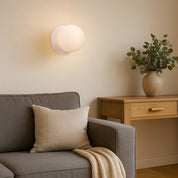 Odessa Large LED Wall Light 8.5W 3000K Frosted Opal & Matt White