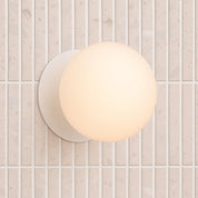 Odessa Large LED Wall Light 8.5W 3000K Frosted Opal & Matt White