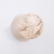 Odessa Large LED Wall Light 8.5W 3000K Marble Opal & Matt White