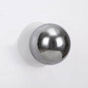 Odessa Large Molten Ripple LED Wall Light 8.5W 3000K Smoky & Matt White