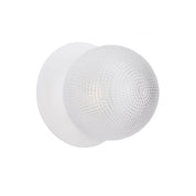 Odessa Large Diamond Cut LED Wall Light 8.5W 3000K Clear & Matt White