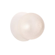 Odessa Large Diamond Cut LED Wall Light 8.5W 3000K Clear & Matt White