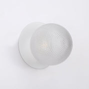 Odessa Large Diamond Cut LED Wall Light 8.5W 3000K Clear & Matt White