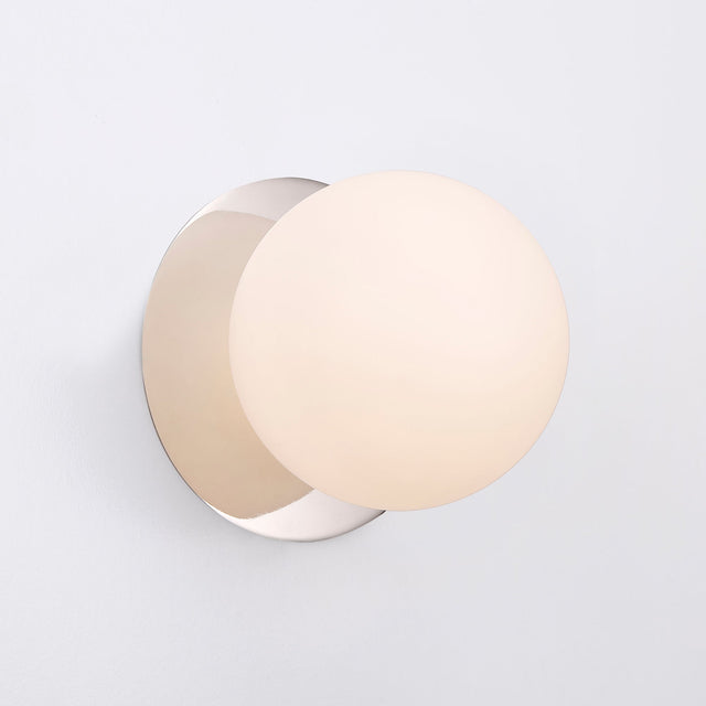 Odessa Large LED Wall Light 8.5W 3000K Frosted Opal & Chrome