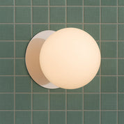 Odessa Large LED Wall Light 8.5W 3000K Frosted Opal & Chrome