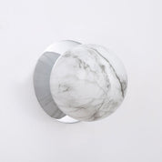 Odessa Large LED Wall Light 8.5W 3000K Marble Opal & Chrome