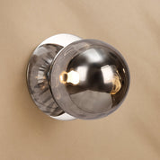 Odessa Large Molten Ripple LED Wall Light 8.5W 3000K Smoky & Chrome