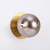 Odessa Large Molten Ripple LED Wall Light 8.5W 3000K Smoky & Brass