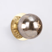 Odessa Large Molten Ripple LED Wall Light 8.5W 3000K Smoky & Gold