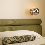 Odessa Large Molten Ripple LED Wall Light 8.5W 3000K Smoky & Gold