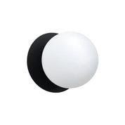 Odessa Small LED Wall Light 8.5W 4000K Frosted Opal & Matt Black