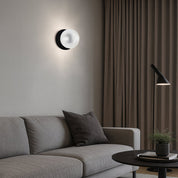 Odessa Small Diamond Cut LED Wall Light 8.5W 4000K Clear & Matt Black