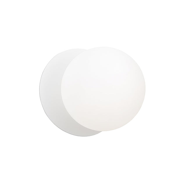 Odessa Small LED Wall Light 8.5W 4000K Frosted Opal & Matt White