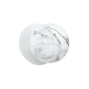 Odessa Small LED Wall Light 8.5W 4000K Marble Opal & Matt White
